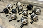 Lot Eleven (11) Working Vintage Zebco Spincast Fishing Reels Classic. Fixed Price $99.00.