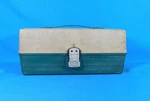 Vintage St. Croix Fishing Tackle Box 4 Level Storage Cantilevered Operation Rare. Fixed Price $24.99.