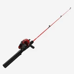 Zebco Dock Demon Spincast Combo 30" Rod Medium Reel With Line. Fixed Price $37.99.