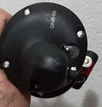 Rhino RBCXL2 Vintage Casting Fishing Reel Black/red. Fixed Price $125.00.