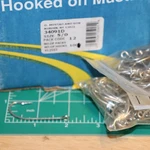 One Lot Of 100 Mustad 34091D Open Eye # 5/0 Tinned Oshaughnessy Hook. Fixed Price $26.52.