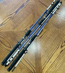 Lot Of 3 Shakespeare Tiger 6' Medium Heavy Spincast Rods New Without Tags. Fixed Price $45.00.