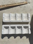 1993 Dona's Ceramic Mold D1123 Lace Applique Napkin Rings - Art Slip Cast. Fixed Price $19.00.