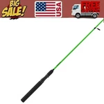 Hotcast Fiberglass Spinning Fishing Rod 4-FT 6-IN 2-PCS Medium-light Power Green. Fixed Price $13.52.