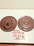 Penn Reels 113-H2 4/0 Senator Side Plate Set. Red. (a) Pre-owned.. Fixed Price $17.00.