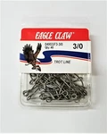 Eagle Claw Stainless Steel Big Eye Trotline Hooks Size 3/0, One Box Of 40. Fixed Price $7.99.