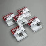 Eagle Claw (5 Pack) Curved Point 2X Treble Hook Lure Repla Bronze #6 5PC 374A-6. Fixed Price $14.56.