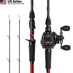 Kastking Royale Legend Ii Casting Fishing 7'3'' - Mh Right, Black And Red. Fixed Price $149.16.