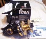 070125 Vintage Penn 750 Ss Reel Smooth Working Nice Gently Used Box +. Fixed Price $140.00.