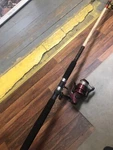 Narrow River Fishing Co. Long Caster Spinning Combo Rod Model No CO-9010 Ft. Fixed Price $299.95.
