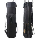 Agool Fishing Rod Case Pole Bag Reel Capacity Large, Black. Fixed Price $30.99.