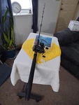Trolling Fishing Rod Ande Tournament 5'6" Mh 20-30LB Reel Okuma Magda Pro. Fixed Price $138.00.