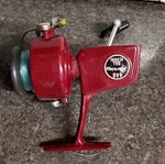 Vintage Berkley 446 Ball Bearing Trilene Fishing Reel Red Burgundy Nice Cond. Fixed Price $28.18.