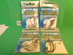 Gamakatsu Offset Shank Ewg Worm Hooks, Size 1/0, #58411, Packs, 24 (new). Fixed Price $14.99.