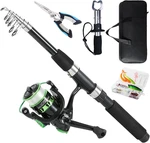 Fishing Rod, 6.9FT Telescopic And Reel Combo With Pliers. Fixed Price $50.99.