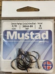Mustad #39944-BN Demon Perfect Circle Line Black Nickel Hook SZ2/0-1PK 8PCS. Fixed Price $34.88.