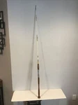 Vintage Montague New Yorker 8740 Fishing Rod 1-PC Spinning Wood Handle 5'. Fixed Price $89.95.