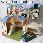Sylvanian Families Deluxe Set With Blue Roof House Box Included Car. Fixed Price $359.35.