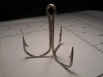 50 Mustad 3/0 Tripple Grip Treble Round Hooks Ringed Cadm.& Tin 35646. Fixed Price $29.99.