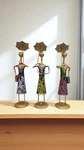 3 School Girls With Umbrella Showpiece Diwali Christmas Gift Home Decor 227. Fixed Price $65.99.