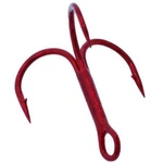 Gamakatsu Red Round Bend Barbed Treble Fishing Hooks Size 2 3 4 6. Fixed Price $19.60.