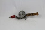 Vintage Rare Jc Higgins Pistol Grip Fishing Rod And Reel. Fixed Price $80.00.