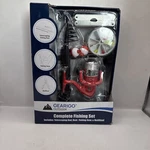 Gearigo Telescopic Fishing Set Rod Extends 54" Red Reel Anglers Tool. Fixed Price $11.25.