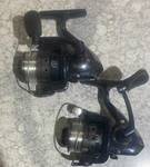 2 Reels Shakespeare Micro Spinning Ice Fishing Crappie Bream Trout. Fixed Price $32.99.