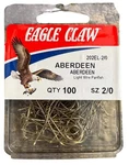 Eagle Claw 202EL-2/0 100CT Gold Aberdeen Hooks. Fixed Price $18.10.