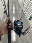 Abu Garcia Black Max BMXS66M Spinning Combo Ft Medium 5000 Eva Handle. Fixed Price $75.00.