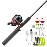 Zebco 404 Spincast Reel And Fishing Rod Combo, 5'6" 2-PIECE Durable Fiberglass. Fixed Price $114.74.