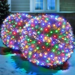 Multicolor Christmas Net Lights Outdoor Bushes 120LED 6FTX5FT, Connectable. Fixed Price $42.70.