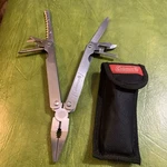 Coleman Camper Multi-tool, Nylon Belt Loop Case, Hiking, Camping, Hunting Fish. Fixed Price $16.00.