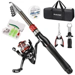 Ololyap Fishing Pole Combo Set 6.9FT Telescopic Rod And Reel With. Fixed Price $45.25.