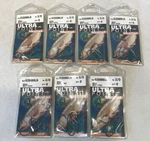 (42) Mustad 2/0 Ultra Point Beak Bait Hooks 92568-BLN Opti-angle New 7 Packages. Fixed Price $17.99.