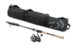 Daiwa Travel Compact Kit Telescopic Spinning Combo 7' 2" Rod W/ Crossfire 2500. Fixed Price $199.99.