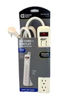 Commercial Electric Ft Outlet Surge Protector Power Strip White THBJ-6-8W. Fixed Price $24.95.