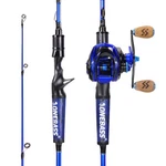 One Bass Fishing Rod And Reel Combo, IM7 Graphite 2 Pc Blank Baitcasting Comb.... Fixed Price $83.12.