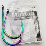 Mustad Titanium Rainbow Big Game Hooks 12/0 7732TRB. Fixed Price $20.00.