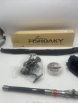 Fishing Rod Kit, Fishoaky Carbon Fiber Reel Combo Pole And Telescopic. Fixed Price $39.95.
