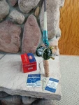 Hiawatha 1PC Glass Rod/shakespeare Wondereel NO.1921GE Box-paper Fishing Combo. Fixed Price $65.00.