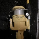 Eagle Claw Pack-it Fishing Rod And Reel Combo Yellow Black Lightweight Portable. Fixed Price $38.66.