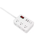 8 Ft. 6-OUTLET Surge Protector With 2 Usb-a And Usb-c, White. Fixed Price $29.24.