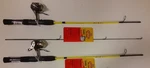 Lot Of 2 Lew's Mr Crappie Slab Shaker Rod Under Spin Reel Combo 4'6" Light/. Fixed Price $49.99.