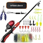 Urban Deco Kids Fishing Pole Set Portable Telescopic Rod Ree.... Fixed Price $37.54.