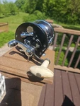 Vtg Ocean City Deep Sea Fishing Reel Far Cast Bay Model 112. Fixed Price $34.99.