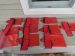 10 Pc Vintage Bass Shops Protective Reel Covers 15" Long + Rod Sleeves. Fixed Price $69.99.