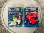 Lot Of 2 Comal Tackle The Unbreakable One Weighted Foam Snap-on Float Multicolor. Fixed Price $8.00.