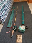 Heddon Pal #6916 Mark Rod/reel 185 Convertable Box-paper-tube-sleeve. Fixed Price $215.00.