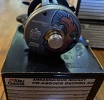 Abu Garcia Ambassadeur Rocket PR-6500CS Catpro 22 Baitcast Reel 5.3:1 4BB Black. Fixed Price $250.00.